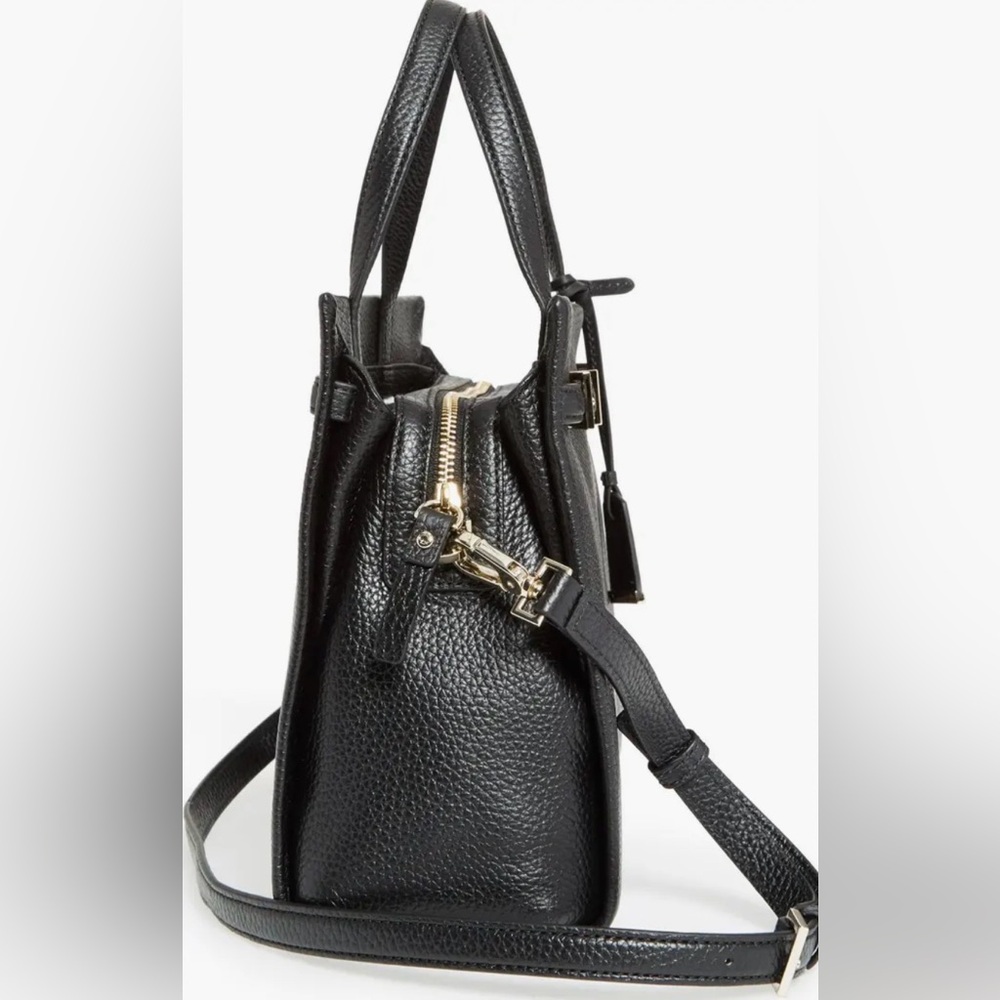 Kate Spade Holden Leather Tote Bag Black Removable Strap - Picture 4 of 11